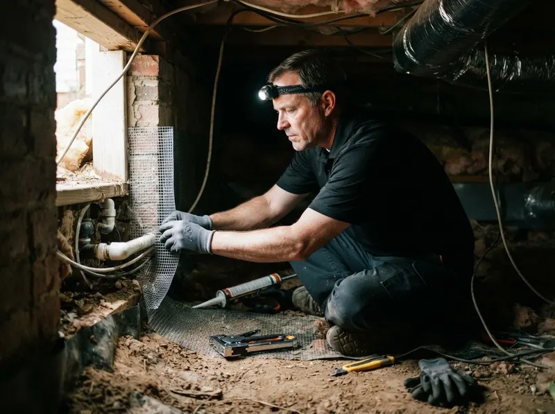 Crawlspace Rodent Exclusion and Defense in Raleigh, NC