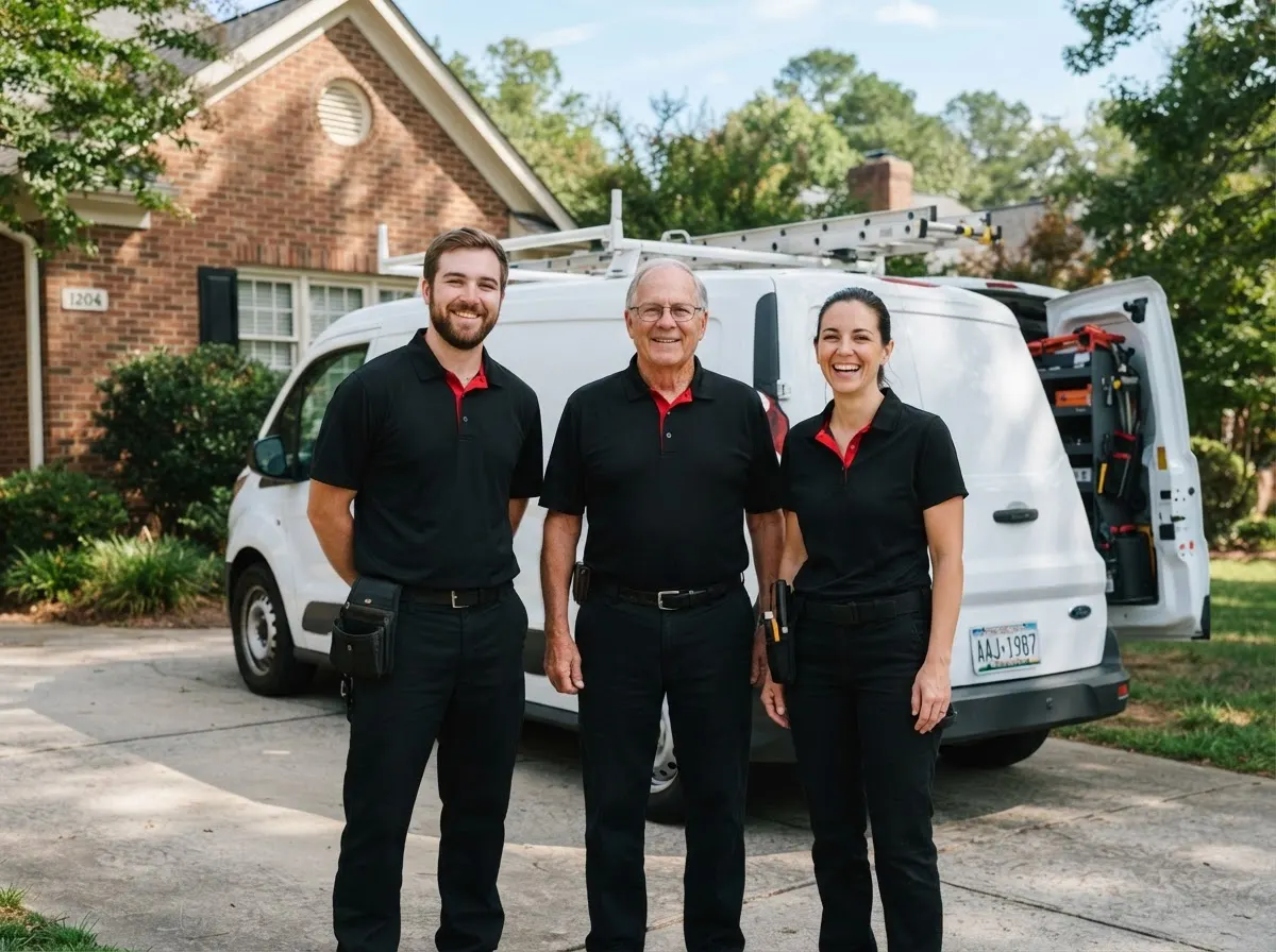 The Carolina Fox Pest Control team, pest control service in Raleigh, NC